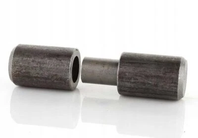 LOGISTSYSTEM Gedrehte Scharnier für Türen und Flügeltore ∅25x100mm Anschweißscharnier