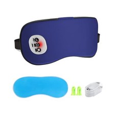 Cordless Heated Eye Massager with Cooling Eye Pad, Vibrating Heatin... Fast Ship