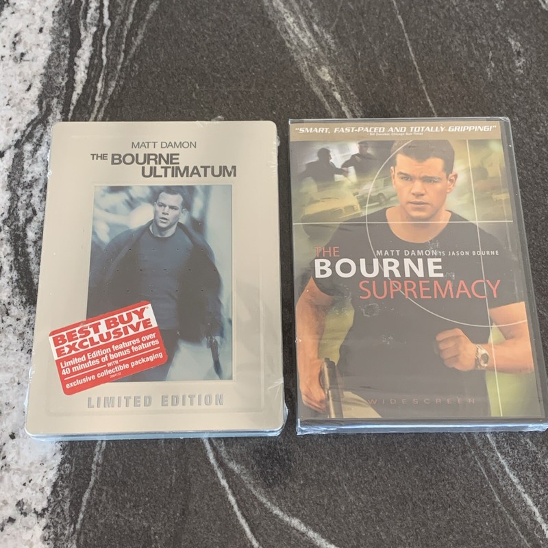 The Bourne Ultimatum Limited Edition Steelbook 2 DVD Matt Damon Bourne Supremacy