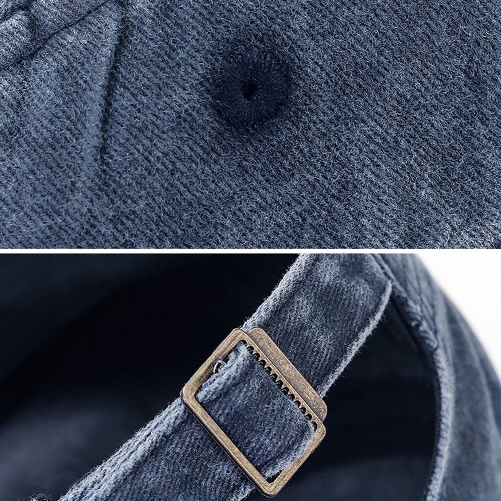 APL Cappello Militare Uomo Lavato Superiore Piatto Outdoor Protezione Solare Retrò 