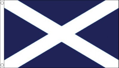 ST ANDREWS FLAGGE 5' x 3 dunkelblau Schottland Weltmeisterschaft Scottish Andrew Cross Marine
