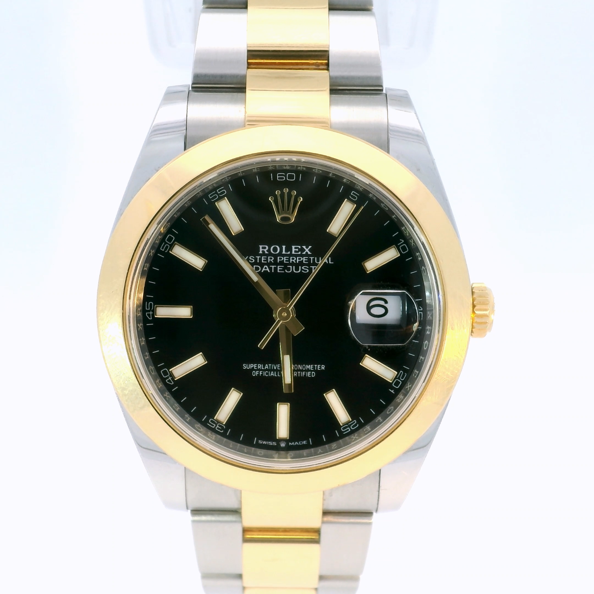 Rolex Datejust 126303 41mm Schwarz Stahl/Gold 2023 WEMPE Full