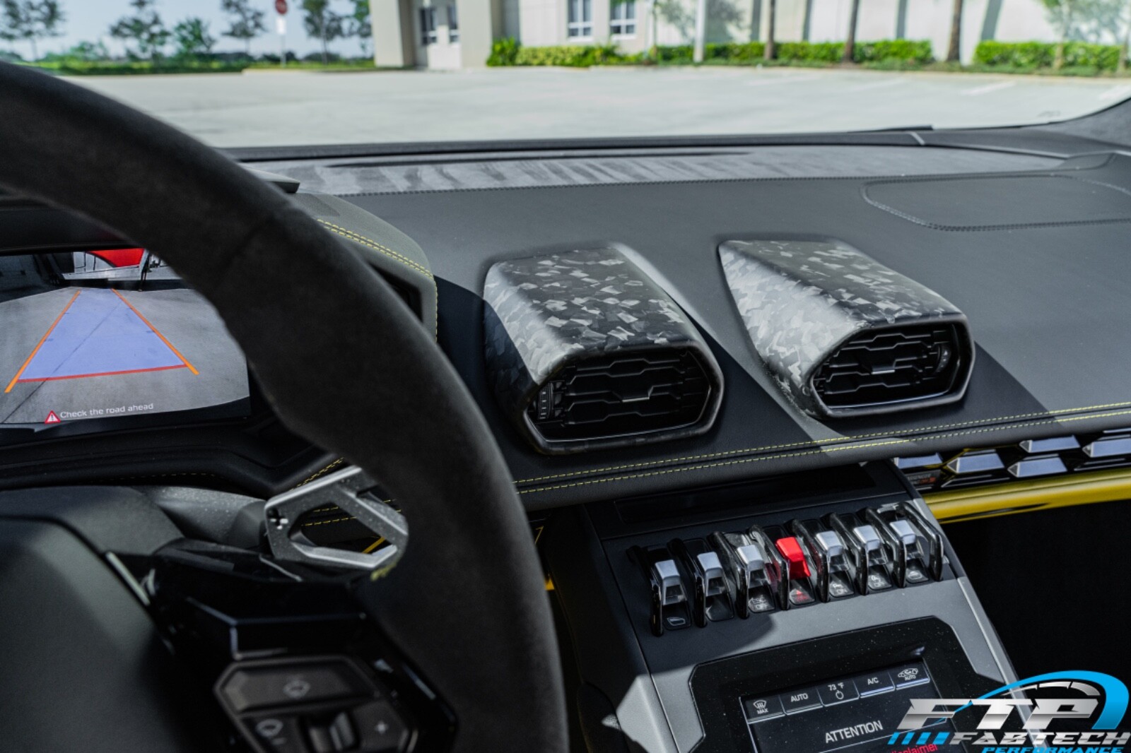 Lamborghini Huracan Matte Forged Carbon Fiber Interior Package Fabtech 2015+ Evo