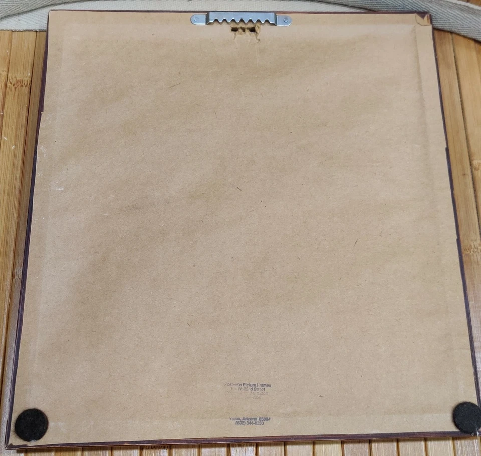 Impresión artística navajo de colección niño nativo trabajando con su arco y flechas Beatien Yazz raro Foto 4 de 4