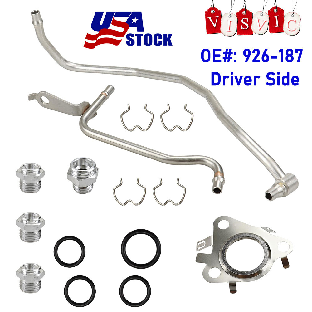 Ford F150 Expedition Driver Side Turbo Coolant Line Kit 2011-2017