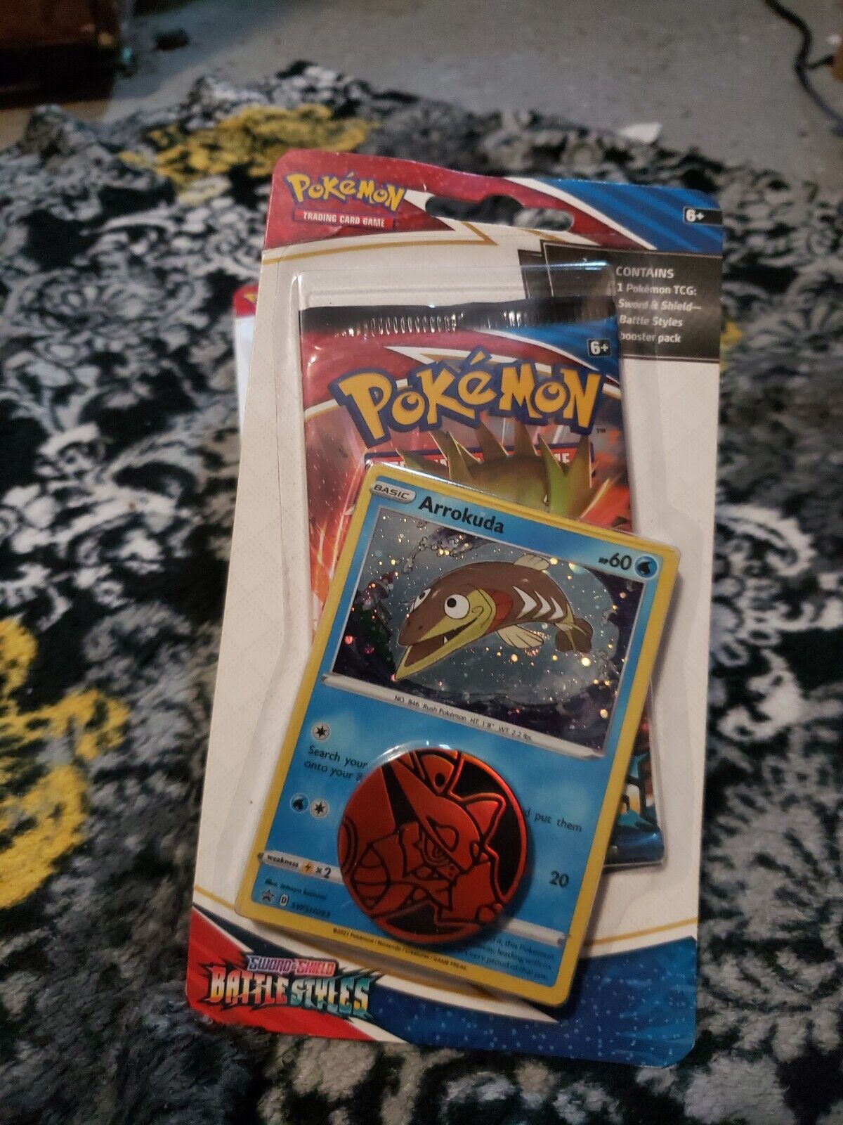 Pokemon Trading Card Game Booster Pack Arrokuda new