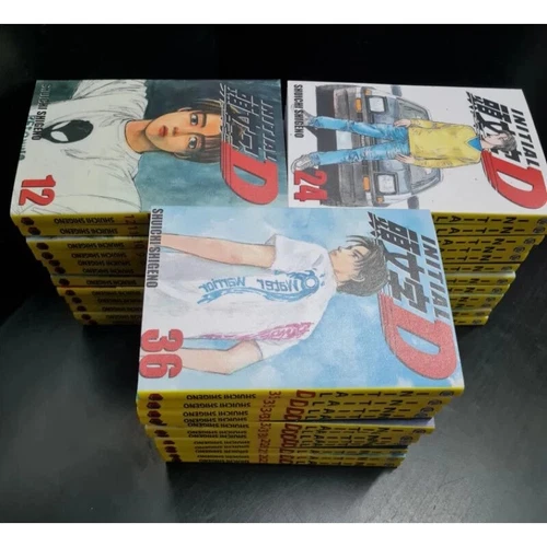 Initial D (Vol. 1-48) Manga Complete Set Full/Loose English Version Comic Series
