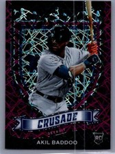 2021 Panini Chronicles #14 Akil Baddoo Crusade Purple Velocity