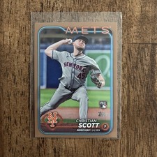 2024 Topps Update Series - Rookie Debut Christian Scott #US253 Gold /2024 (RC)