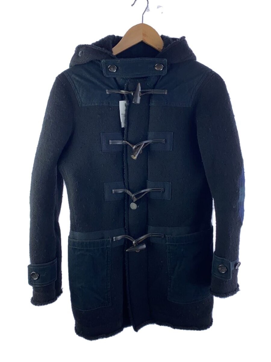Junya Watanabe Comme Des Garcons Man Duffel Coat/S/Wool/Blk/Wh-C014 Ad2011// 212
