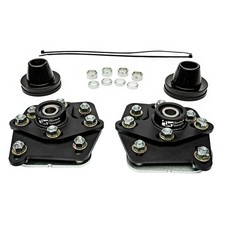 Maximum Motorsports Caster Camber Plates Black Mustang 1994-2004