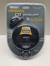 NEW MEMOREX PORTABLE CD PLAYER MD6451R W/IN-LINE REMOTE & BASS BOOST
