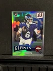 2025 Jaxson Dart Topps Chrome Silver Refractor 1975 Throwback Giants RC