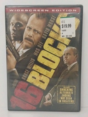 16 Blocks - Widescreen Edition - DVD - Factory Sealed - Bruce Willis