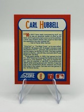 Carl Hubbell 10 Of 56 Magic Motion Score 1990 MLB Baseball Trading Card FREESHIP