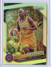 2025 Panini Prizm WNBA Silver NO. 136 Shey Peddy, Los Angeles Sparks