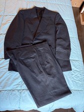 Pierre Cardin Double Breasted Flannel Suit