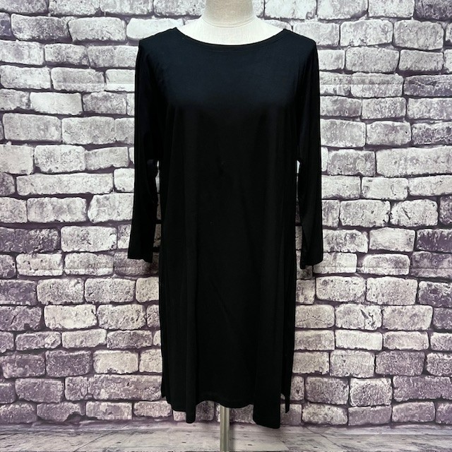 Vestido Chico's Negro Cuello Ballet Talla XL Nuevo con Etiquetas