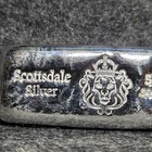 5 oz Scottsdale Silver CAST Bullion Bar .999+ Silver Bar, FREE SHIPPING