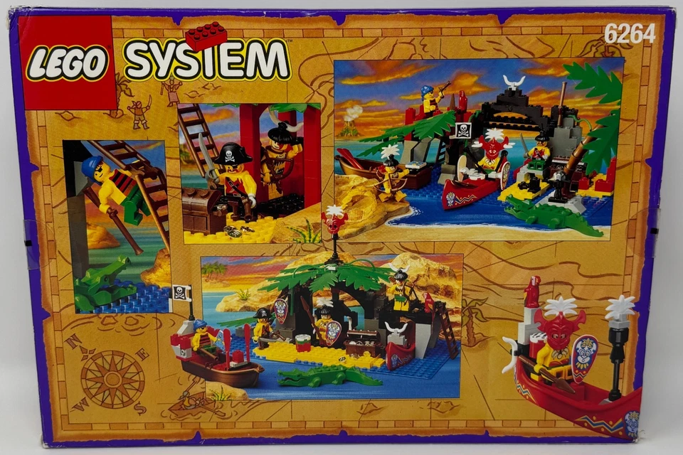 Lego #6264 Forbidden Cove Pirates Islanders 1994 Foto 2 de 4