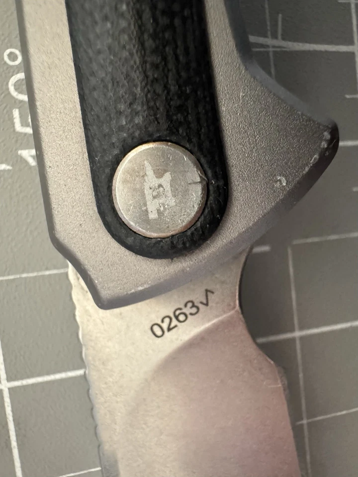 Cuchillo BUCK 0263 'HiLine' G10/Mango de Aluminio 3.22" D2 Hoja Cuchilla FrameLock Foto 3 de 4