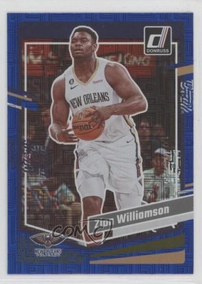 2023-24 Panini Donruss Choice Blue 19/49 Zion Williamson #122 0z0v