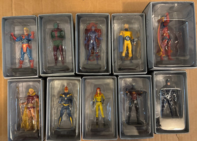 Eaglemoss Marvel Figurine Lot 10 Cosmic Inhumans Nova Black Bolt Gladiator