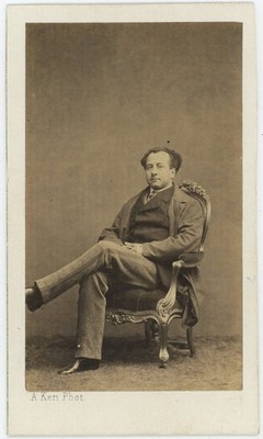 CDV Ken Um 1865 Französischer Schauspieler Prosper Bressant Theater