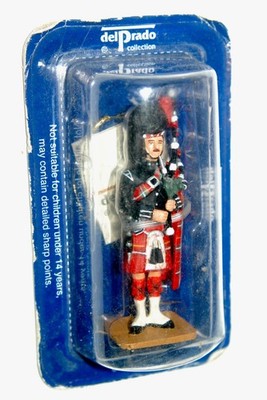 Del Prado, Black Watch Piper, UK 1914, Military Figure, NEW in BOX