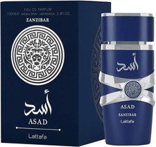 Lattafa Asad Zanzibar Perfume for Women/Men Eau De Parfum Spray 3.4oz/100ml New