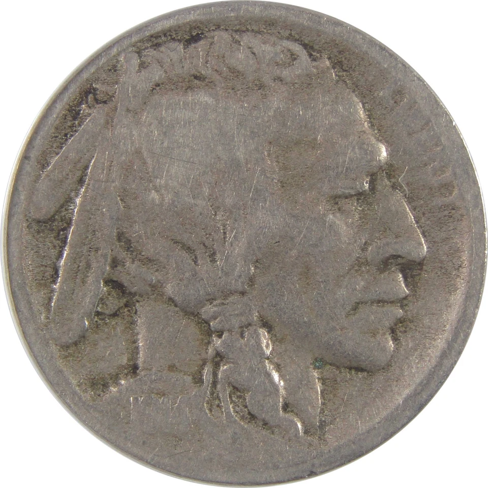 1914 S Indian Head Buffalo Nickel VG 10 ANACS 5c Coin SKU:I18422 - Image 3 of 4