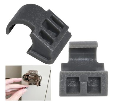 E.H.C. 86 Degree Restriction Clips for Most Major Brand Face Frame Hinges. Li...