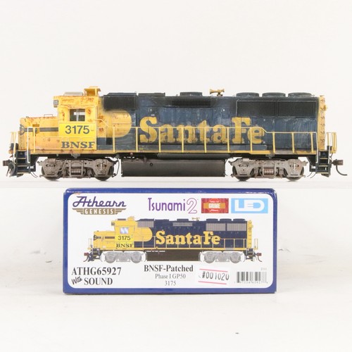 Parche Athearn Genesis HO Weathered Santa Fe BNSF #3175 GP50 DCC y equipo de sonido | Zustand: Used