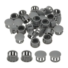 Plastic Hole Plugs, 99 Pcs 1/2"(14mm) Round Plastic Hole Caps, Gray