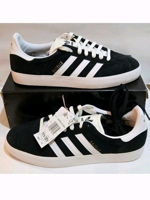 Adidas Originals Gazelle ADV Men's 11.5 Shoe Black/White Sneaker FX6563