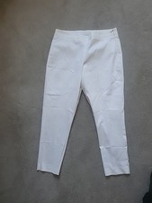 Ladies White Fitted 'OLTRE' pedal Pushers