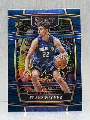 2021-22 Panini Select Franz Wagner Concourse #15 Blue Holo Prizm Magic Rookie RC