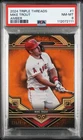2024 Topps Triple Threads - Mike Trout #1 Amber /199 PSA 8 POP 1 NONE HIGHER