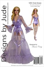 Boudoir Elegance Doll Clothes Sewing Pattern 16.5" RTB101 Body Dolls, Tonner