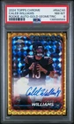 2024 TOPPS CHROME ROOKIE AUTO VARIATIONS GOLD GEOMETRIC CALEB WILLIAMS /50 PSA 8