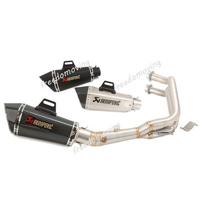 For Yamaha YZF-R7 2021-2025 MT07 Exhaust System Header Link Pipe Muffler Escape