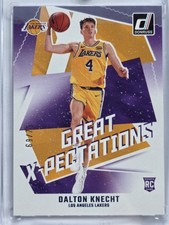 2024-25 Donruss Dalton Knecht #3 Great X-Pectations Blue Winter /75 RC Lakers