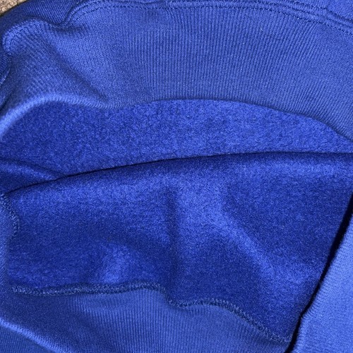 Vintage Russell Athletic Sweatshirt Youth Size XL Blue Crewneck USA Made MARKED - Picture 8 of 9