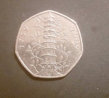 Kew Gardens 50p Genuine 2009 Circulated Coin - Available on eBay