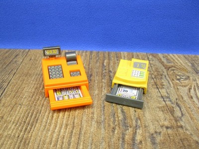 2x Registrier Laden Kasse Zubehör City Shop Markt Supermarkt Playmobil PF563