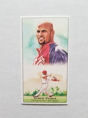 Albert Pujols 2011 Topps Champions Of Games & Sports Mini Card