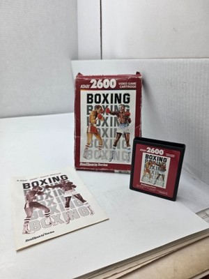 REALSPORTS BOXING FOR PAL ATARI 7800 + 2600 + PLUS CIB COMPLETE NEVER USED #N21