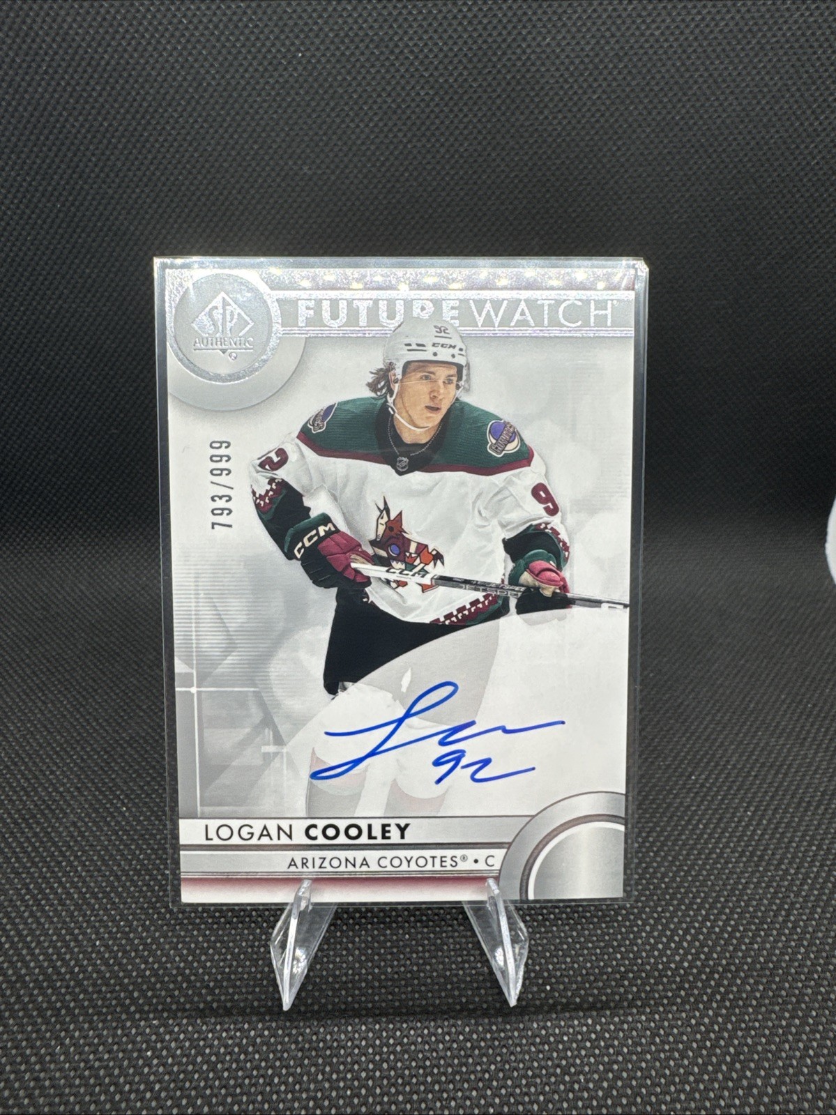 2023 SP AUTHENTIC #185 LOGAN COOLEY AUTO RC FUTURE WATCH ROOKIE /999