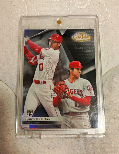 2018 Topps Gold Label Shohei Ohtani Rookie Class 1 Black Parallel RC #17 RARE