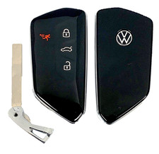 Oem Volkswagen Remote Uncut Key Insert 4 Button 5h0 959 753 J - Nbgfs19